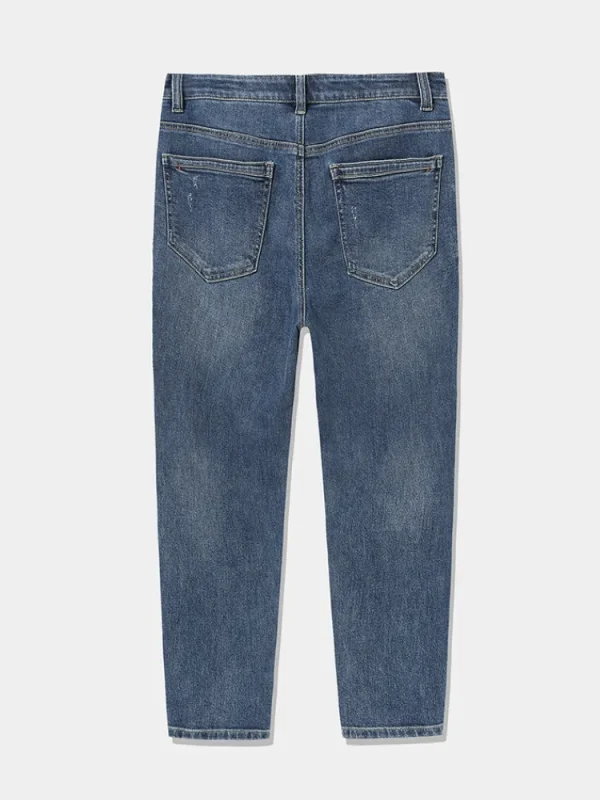 SEMIR Men’s Lycra Tapered Pants