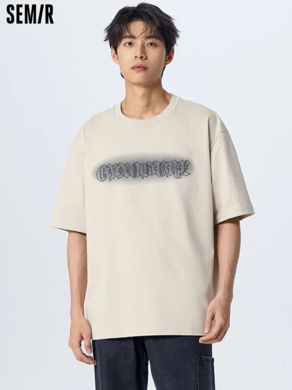 SEMIR Men's Moisture-absorbing Quick-drying Round Neck Short Sleeves T-Shirt