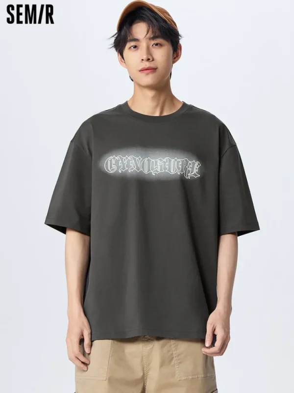 SEMIR Men's Moisture-absorbing Quick-drying Round Neck Short Sleeves T-Shirt