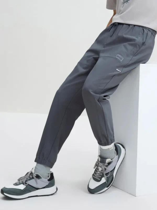 SEMIR Men's Monogram Loose Woven Jogging Pants