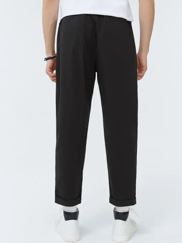 SEMIR Men's Nylon Stretch Crepe Basic Pants