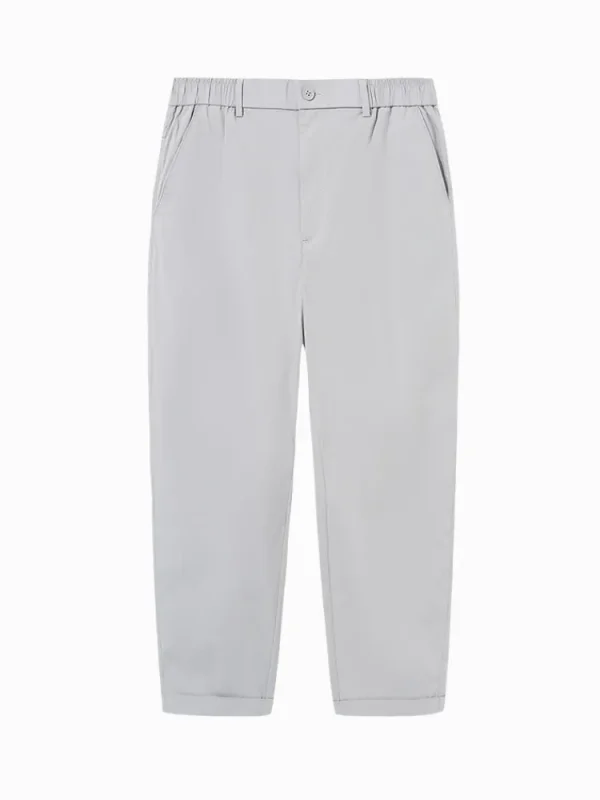 SEMIR Men's Nylon Stretch Crepe Basic Pants