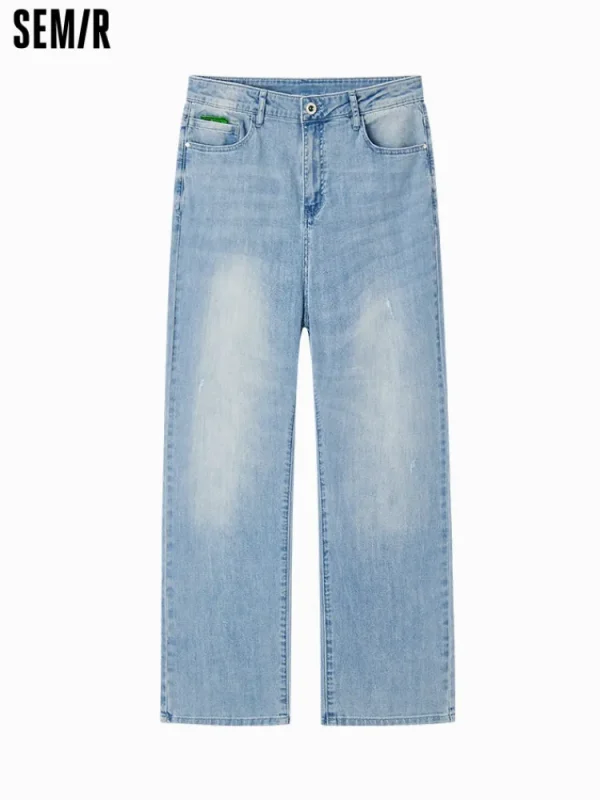 SEMIR Men's Polyester Straight Cotton Pants