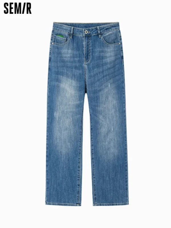 SEMIR Men's Polyester Straight Cotton Pants
