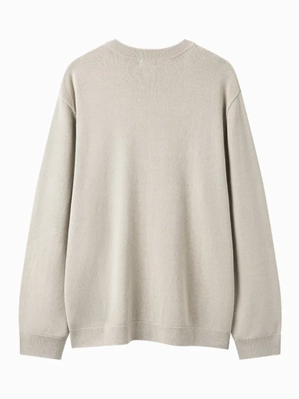 SEMIR Men's shell card crew neck sweater