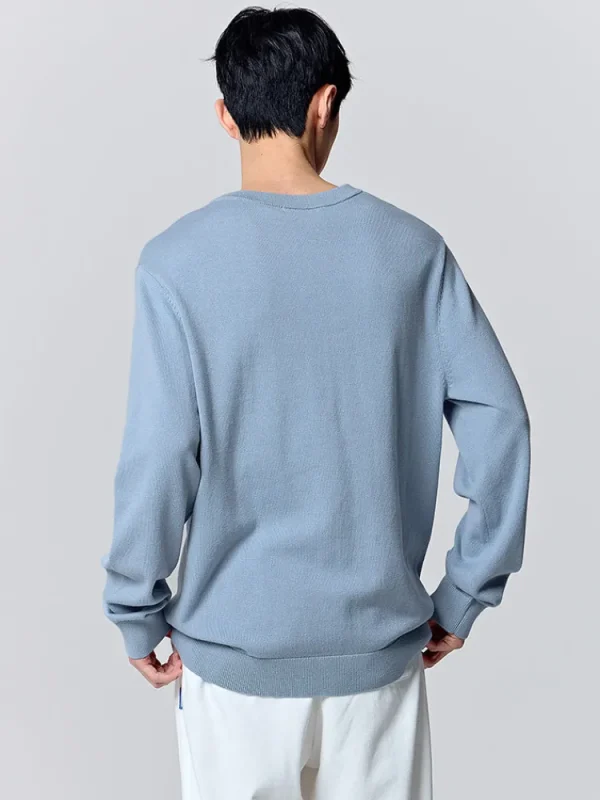 SEMIR Men's shell card crew neck sweater