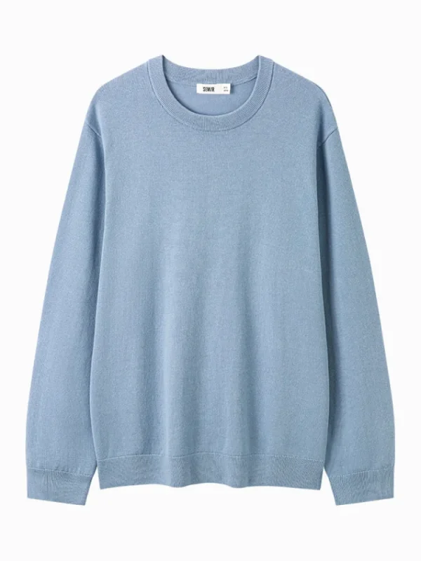 SEMIR Men's shell card crew neck sweater