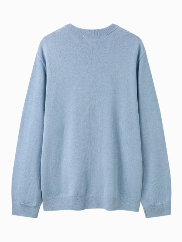 SEMIR Men's shell card crew neck sweater