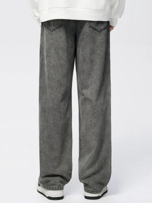 SEMIR Men's Solid Colour Loose Straight Pants