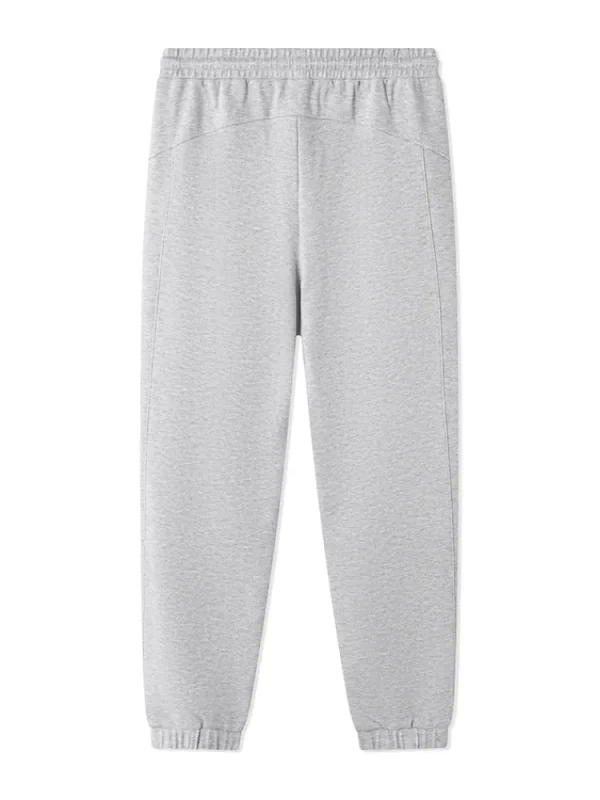 SEMIR Men's Twill Jacquard Interlock Fabric Solid Colour Fitted Knitted Jogging Pants