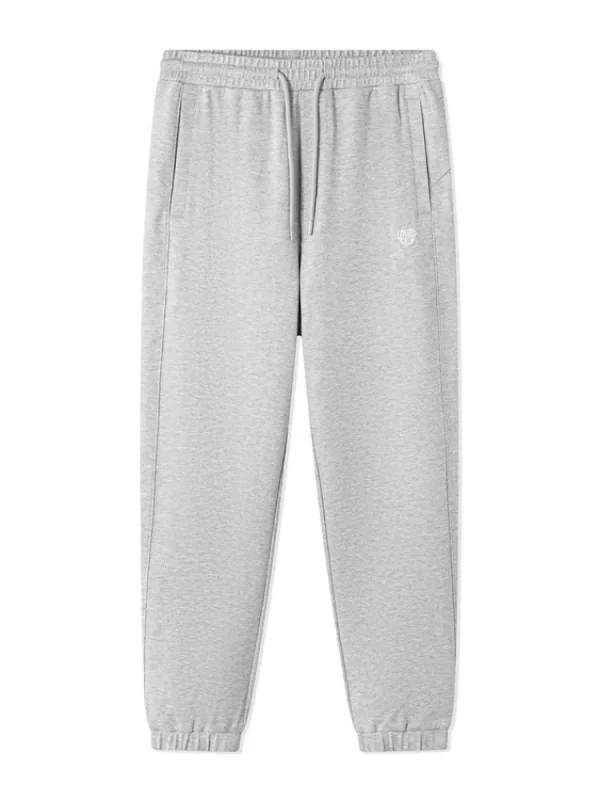 SEMIR Men's Twill Jacquard Interlock Fabric Solid Colour Fitted Knitted Jogging Pants