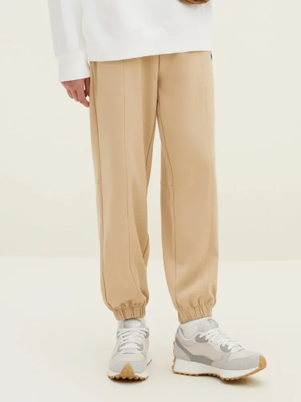 SEMIR Men's UT Interlock 3D Badge Loose Knitted Jogging Pants