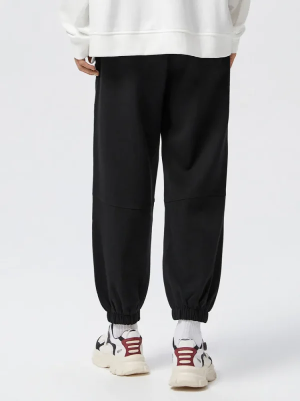 SEMIR Men's UT Interlock 3D Badge Loose Knitted Jogging Pants