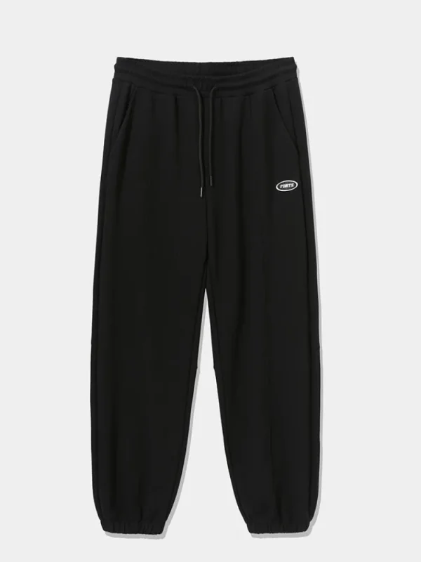 SEMIR Men's UT Interlock 3D Badge Loose Knitted Jogging Pants