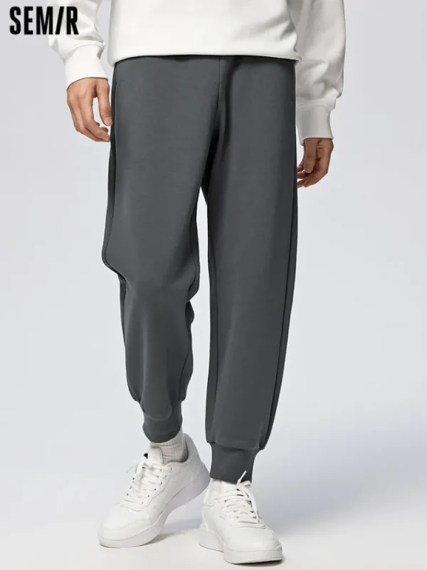 SEMIR Men's UT Interlock Drawstring Fitted Knitted Jogging Pants