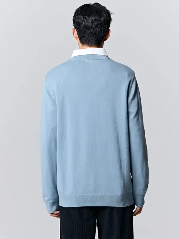 SEMIR Men's white turtleneck sweater