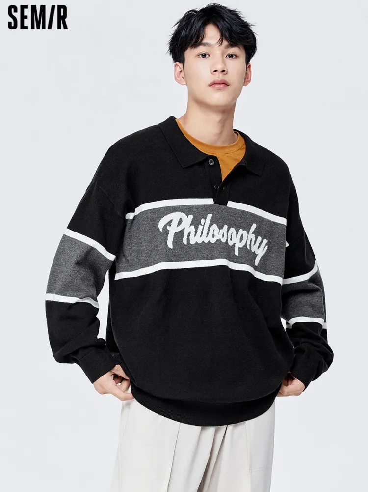 retro_campus_knitted_polo_0.webp SEMIR Retro Campus Knitted Polo Sweater