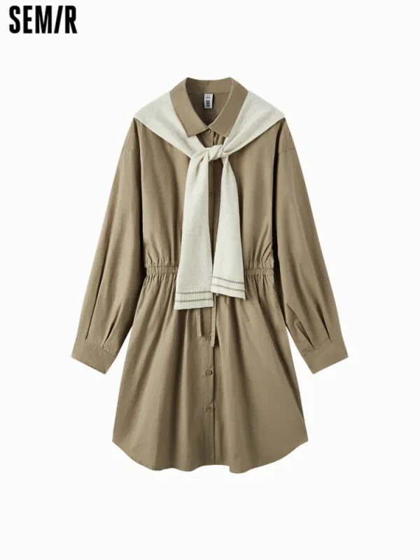 Women SEMIR Women Loose FitOne-Piece Dress