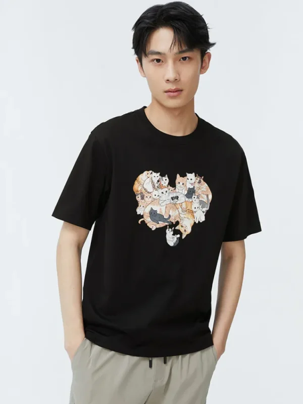 SEMIR Unisex's Cool Round Neck Short Sleeves T-Shirt