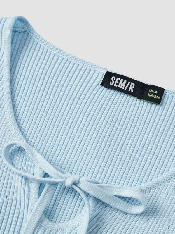Women SEMIR Women's Beaded Crew-neck Sweater