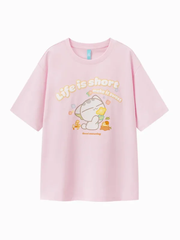 Women SEMIR Women's Cool and Comfortable Round Neck Short Sleeves T-Shirt