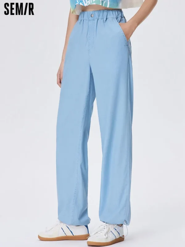 Women SEMIR Women's Denim Sun Protection Cool Jogging Pants