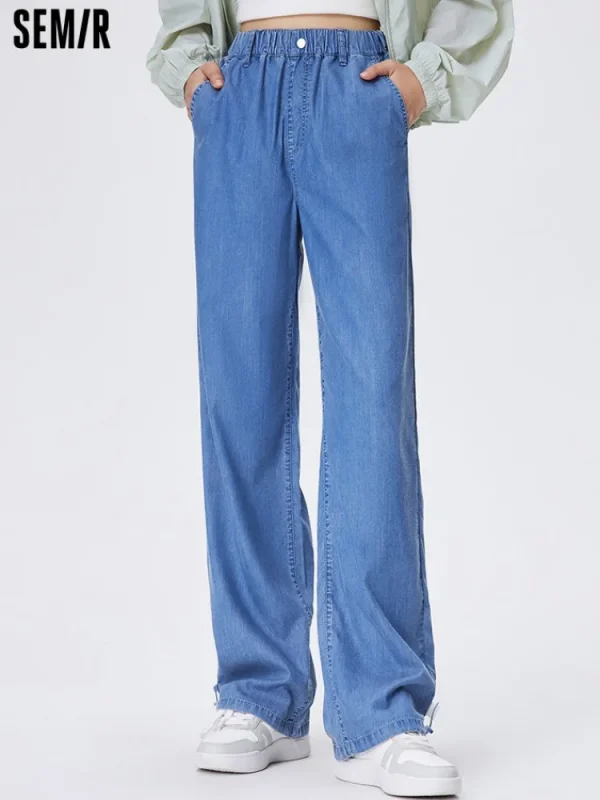 Women SEMIR Women's Denim Sun Protection Cool Jogging Pants