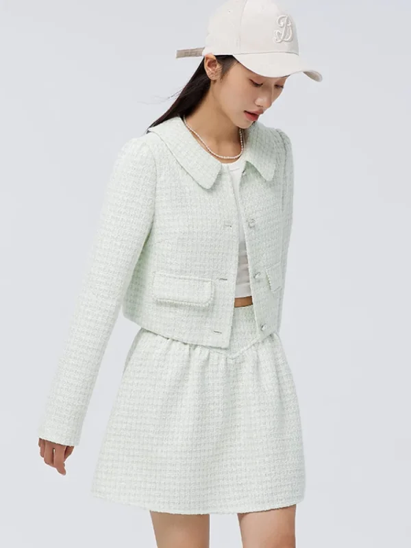 Women SEMIR Women's Fancy Yarn Slim Suit=Dress