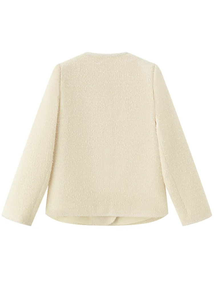 womens_fancy_yarn_solid_c_5.webp Women SEMIR Women's Fancy Yarn Solid Color Chemical Fiber Jacket