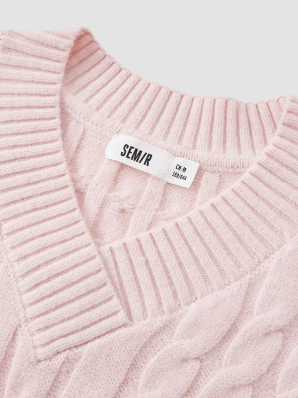 Women SEMIR Women's half-cardigan sweater