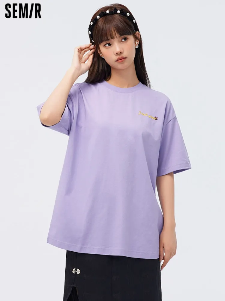 womens_knitted_comfortabl_0-3.webp Women SEMIR Women's Knitted Comfortable Cool Antibacterial Round Neck Short Sleeves T-Shirt
