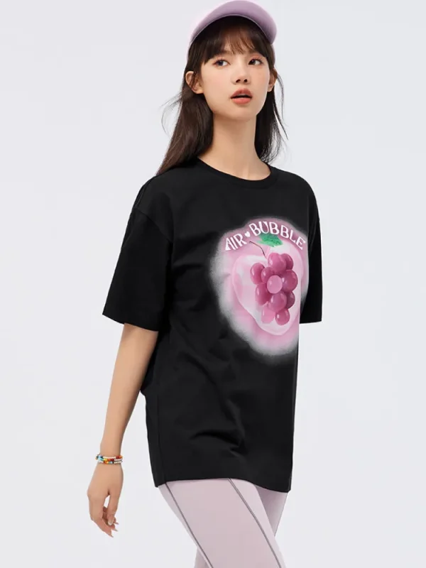 Women SEMIR Women's Knitted Comfortable Cool Antibacterial Round Neck Short Sleeves T-Shirt