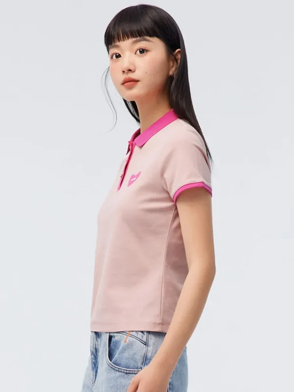 Women SEMIR Women's Knitted Comfortable Cool Antibacterial Short- sleeve Polo