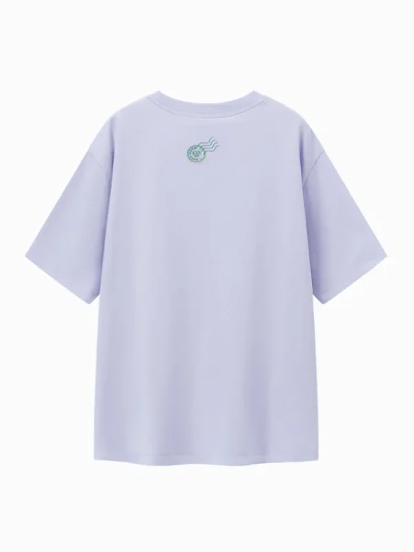 Women SEMIR Women's Knitted Comfortable Cool Antibacterial Round Neck Short Sleeves T-Shirt