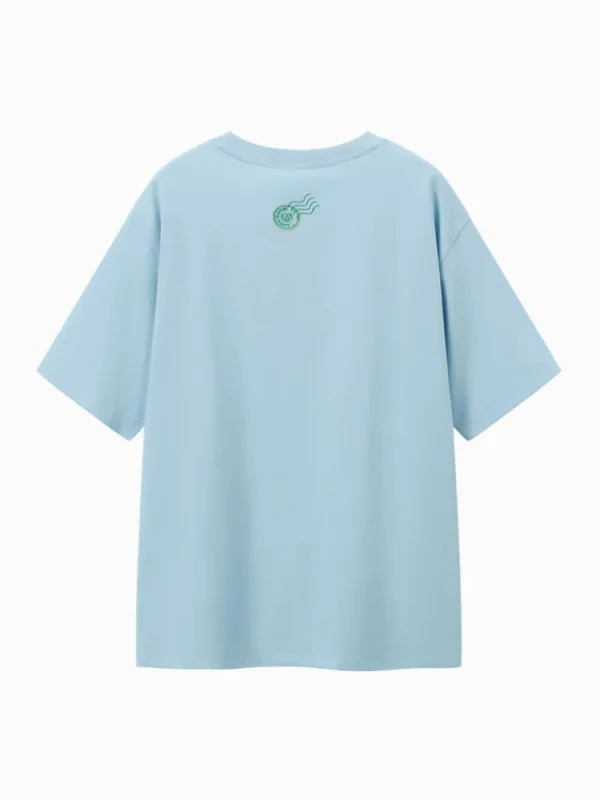 Women SEMIR Women's Knitted Comfortable Cool Antibacterial Round Neck Short Sleeves T-Shirt