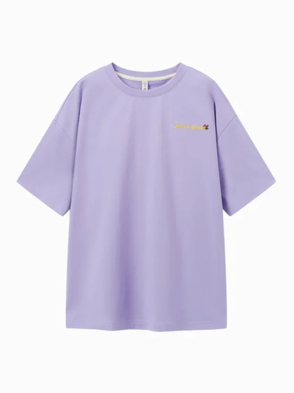 Women SEMIR Women's Knitted Comfortable Cool Antibacterial Round Neck Short Sleeves T-Shirt