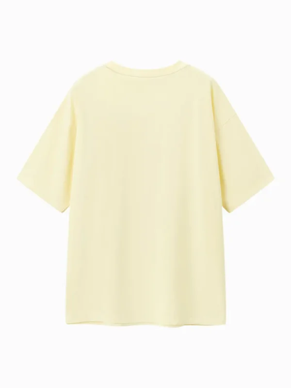 Women SEMIR Women's Knitted Comfortable Cool Antibacterial Round Neck Short Sleeves T-Shirt
