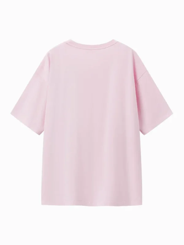 Women SEMIR Women's Knitted Comfortable Cool Antibacterial Round Neck Short Sleeves T-Shirt