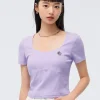 Women SEMIR Women's Knitted Other Short- sleeve T-Shirts
