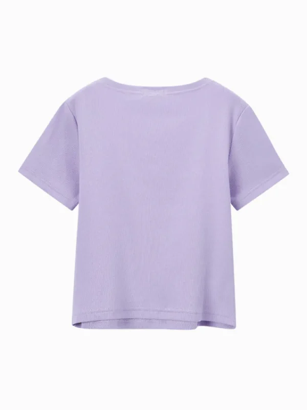 Women SEMIR Women's Knitted Other Short- sleeve T-Shirts