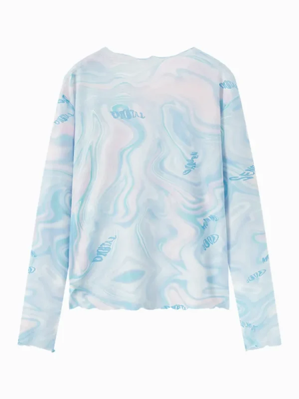 Women SEMIR Women's Knitted Round Neck Long Sleeve T-Shirt