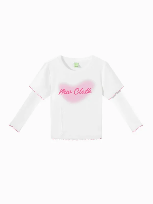 Women SEMIR Women's Knitted Round Neck Short Sleeves T-Shirt