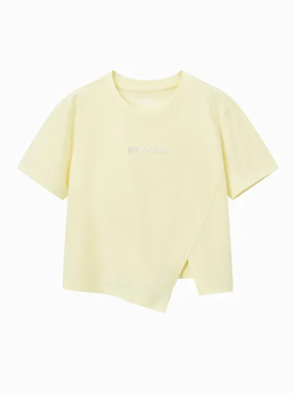Women SEMIR Women's Knitted Round Neck Short Sleeves T-Shirt