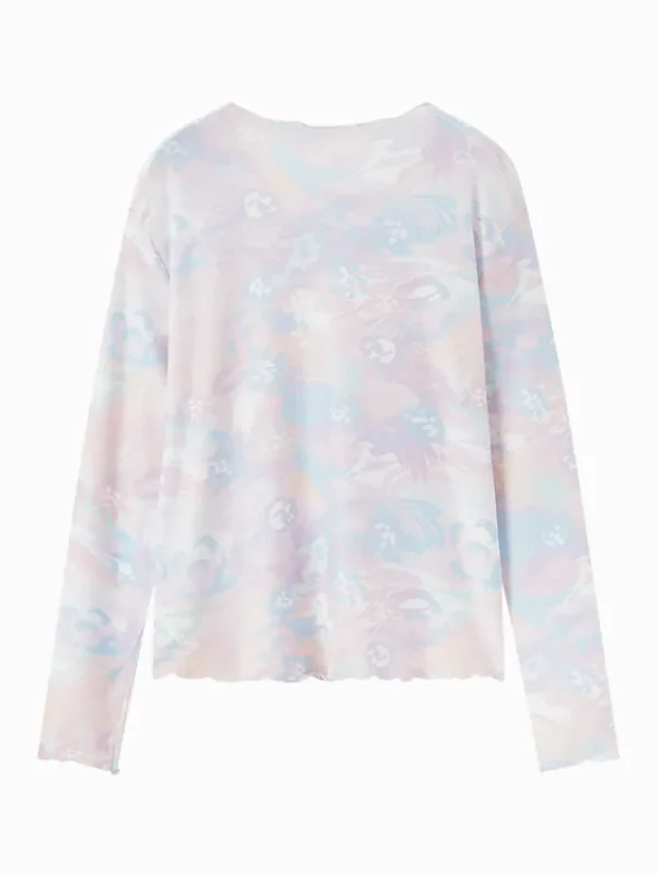 Women SEMIR Women's Knitted Round Neck Long Sleeve T-Shirt