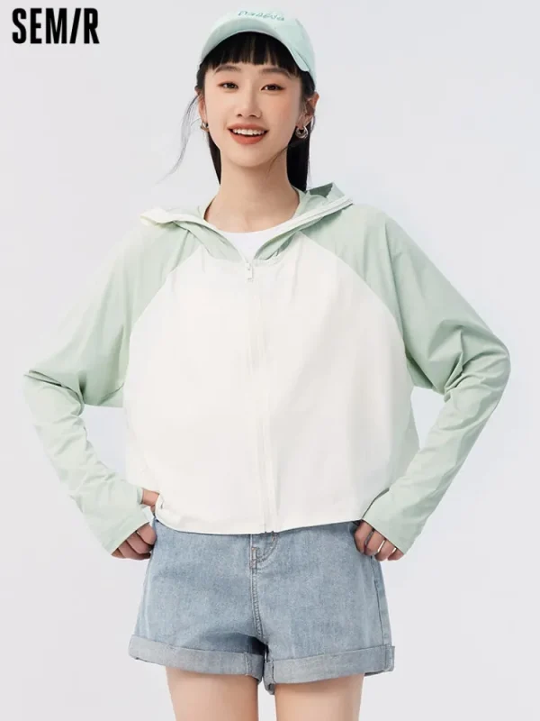Women SEMIR Women's Knitted Sun Protection Cooling Knitted Jacket