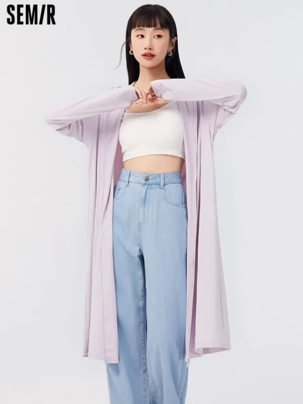 Women SEMIR Women's Knitted Sun Protection Cooling Knitted Jacket