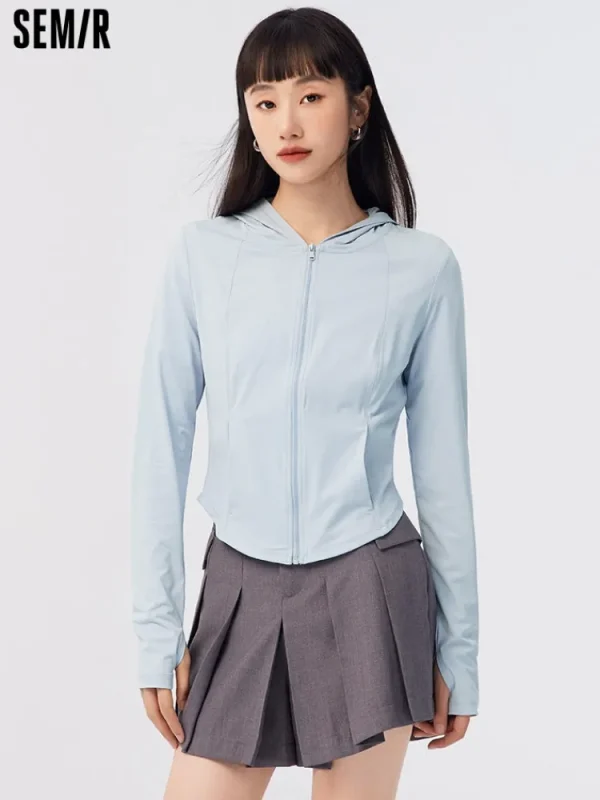 Women SEMIR Women's Knitted Sun Protection Cooling Knitted Jacket