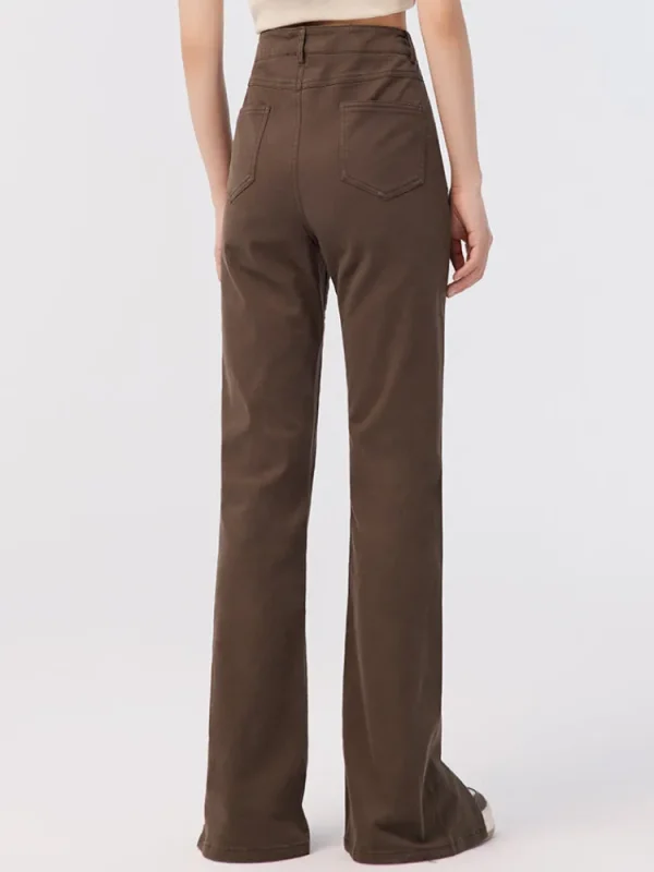Women SEMIR Women's Stretch Washed Cotton Flared Pants