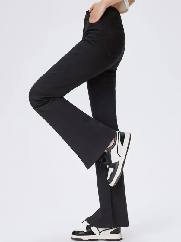Women SEMIR Women's Stretch Washed Cotton Flared Pants