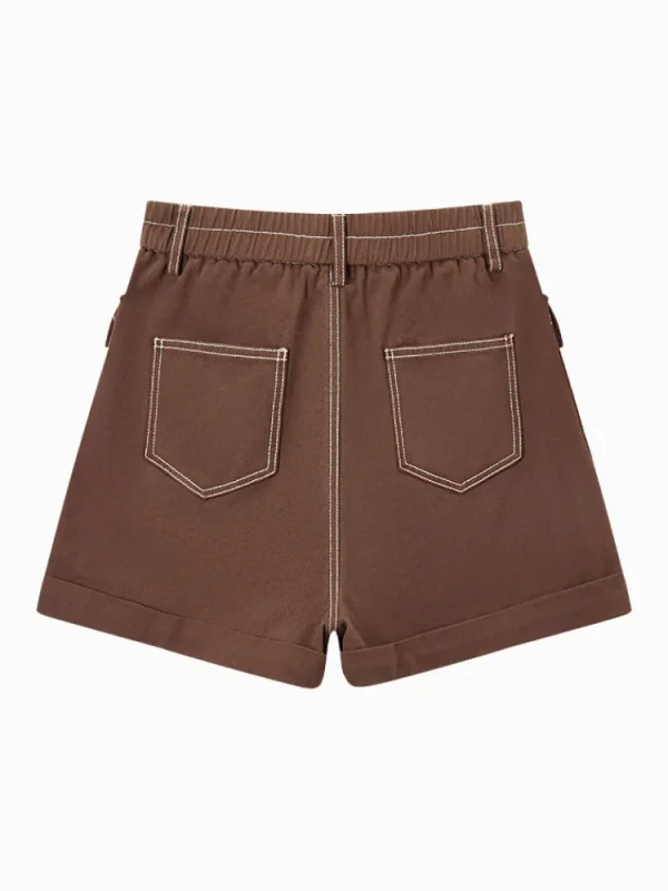 Women SEMIR Women's Washed Cargo Cotton Pants